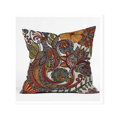 DENY Designs Valentina Ramos Paradise Bird Throw Pillow