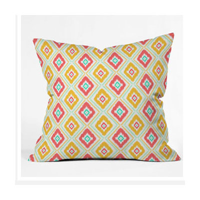 DENY Designs Jacqueline Maldonado Zig Zag Ikat Throw Pillow
