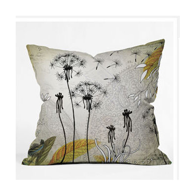 DENY Designs Iveta Abolina Little Dandelion Throw Pillow