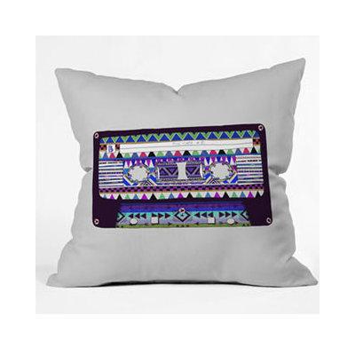 DENY Designs Bianca Green Mix Tape No 10 Throw Pillow