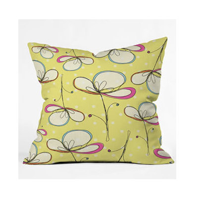 DENY Designs Rachael Taylor Floral Umbrellas Throw Pillow