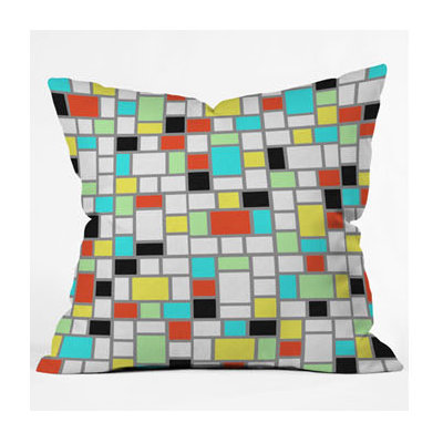 DENY Designs Jacqueline Maldonado Geo Square Throw Pillow