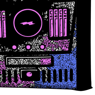 DENY Designs Romi Vega Lantern Robot Gallery Wrapped Canvas