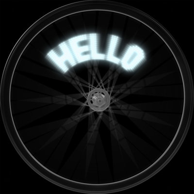 TG LED Bike Spoke Message Light