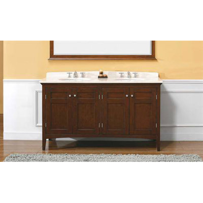 James Martin Furniture Vivian 60" Double Bathroom Vanity