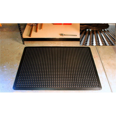 Mats Inc. Cloud Nine  2' x 3" Ergonomic Mat in Black