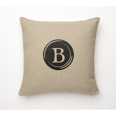 Corona Decor Fine Linen Typewriter Pillow