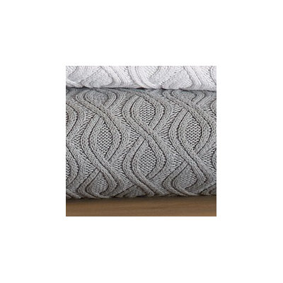Peacock Alley Marbella Wavy Cable Throw