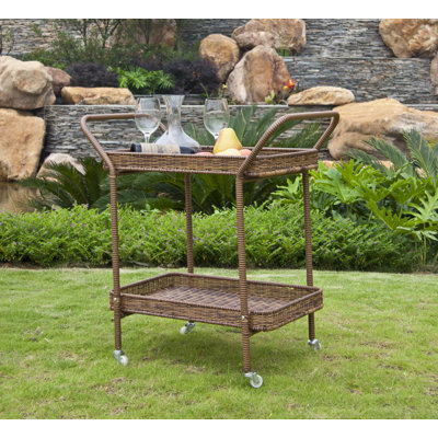 Wicker Lane Serving Cart