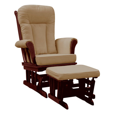 Dream On Me Mission Padded Glider and Ottoman