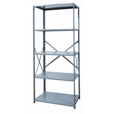 Hallowell Hi-Tech Shelving Heavy-Duty Open Type Starter Unit with 5 Shelves