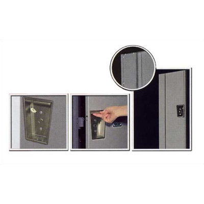 Hallowell Maintenance-Free Quiet Stock Lockers - Single Tier - 1 Section (Unassembled)