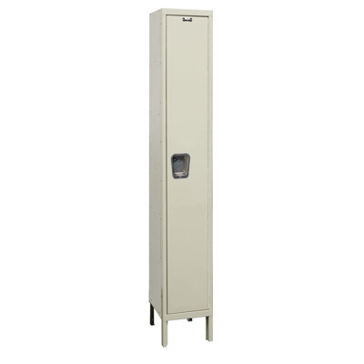 Hallowell Maintenance-Free Quiet Stock Lockers - Single Tier - 1 Section (Assembled)