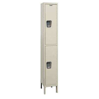 Hallowell Maintenance-Free Quiet 1-Wide Double Tier Locker (Unassembled)