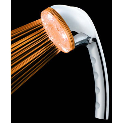 MagicShowerhead Single Color Handheld LED  Illuminated Shower Head