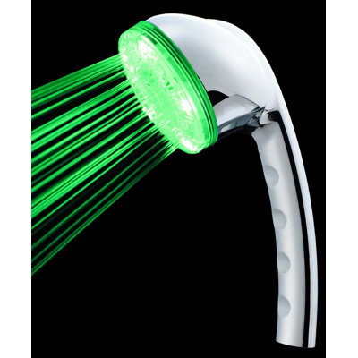 MagicShowerhead Single Color Handheld LED  Illuminated Shower Head