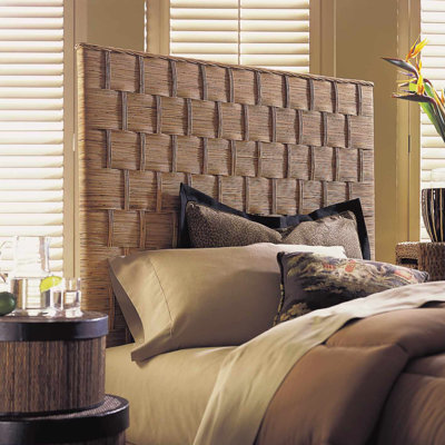 Rattan Weave Panel Headboard