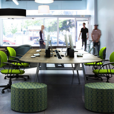 Steelcase Turnstone Bivi Plus Two Table