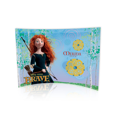 Trend Setters Brave (Merida) Curved Glass Print with Photo Frame
