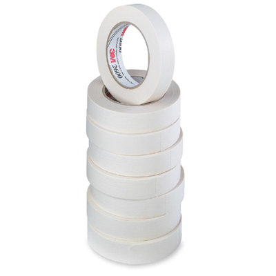 3M Economy Masking Tape, 3" Core Size, 1-1/2" x 60 yards