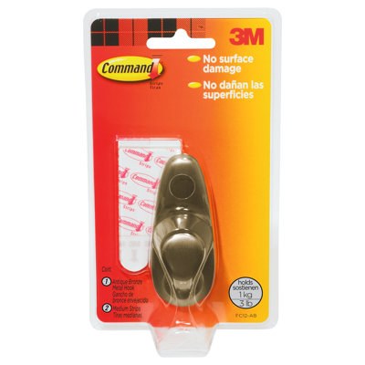3M Forever Classic Metal Hook with Command Adhesive