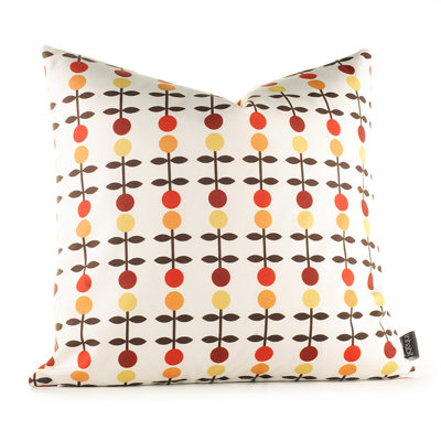 Inhabit Aequorea Giggle Pillow in Scarlet