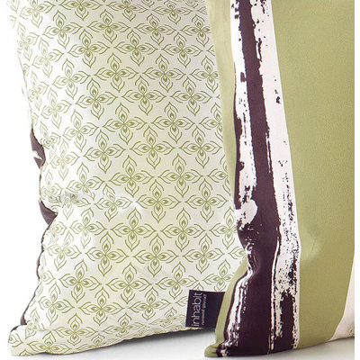 Inhabit Bamboo Throw Pillow in Grass