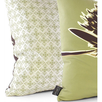 Inhabit Propeller Throw Pillow in Grass