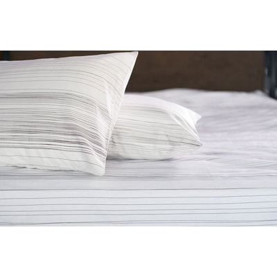 Inhabit Rhythm Cotton Bedding Collection in Sky