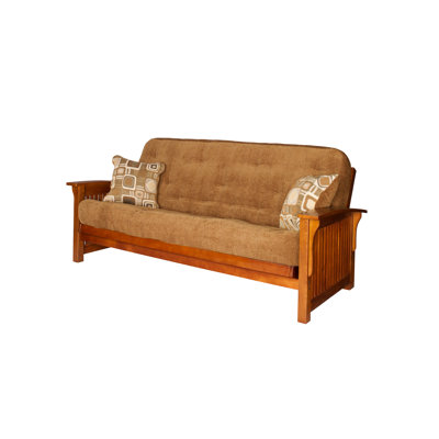 Big Tree Furniture Premium Hardwood Series Hasting Futon Frame and Mattress