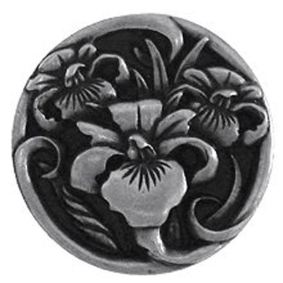 Notting Hill Floral River Irises Knob