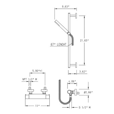 Roman Soler by Nameeks Drako Round Shower Column