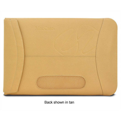 MacCase 17" Premium Leather MacBook Pro Sleeve in Chocolate