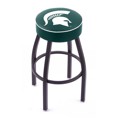Holland Bar Stool NCAA Single Ring Swivel Barstool with Black Base 