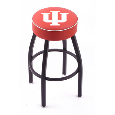Holland Bar Stool NCAA Single Ring Swivel Barstool with Black Base 