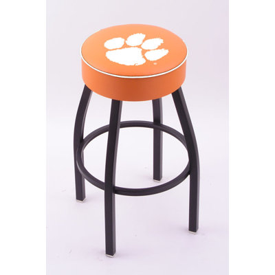 Holland Bar Stool NCAA Single Ring Swivel Barstool with Black Base 