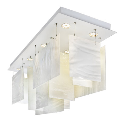 Light In Art by Shimal'e Peleg Plice 8 Light Kitchen Island