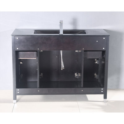 Legion Furniture 48" Single Bathroom Vanity Set in Espresso