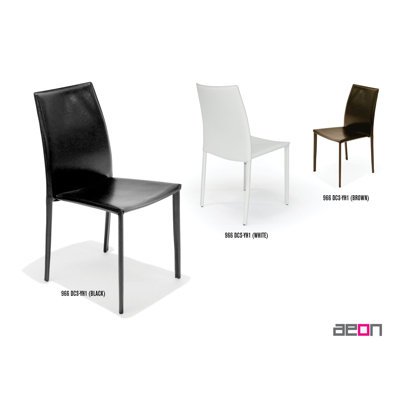 Aeon Furniture Bonded Leather Stacking Chair