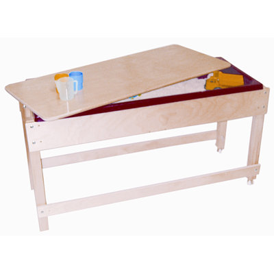 Wood Designs Sand and Water Table with Top and Shelf