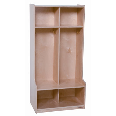Wood Designs Two Section Offset Locker
