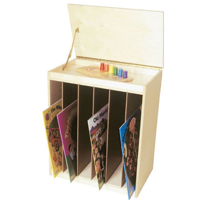 Wood Designs Big Book Display with Magnetic Markerboard