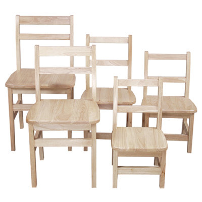 Wood Designs 12" Wood Classroom Glides Chair