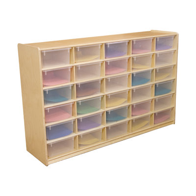 Wood Designs Storage Unit with 5" 30 Letter Trays