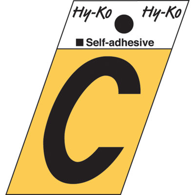 Hy-Ko Angle Cut Letter