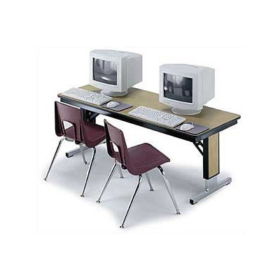 Midwest Folding Products 30" x 72" TLA Series Adjustable Height Conference Folding Table