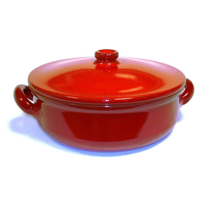 Terracotta Saucier with Lid
