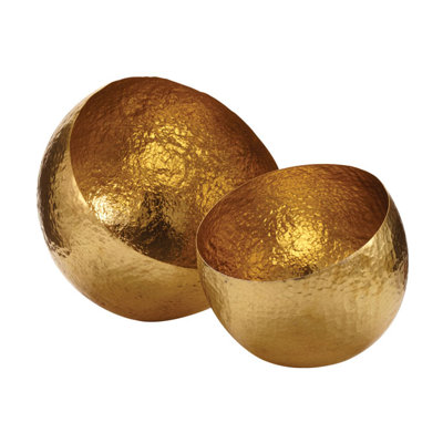 Lazy Susan USA Hammered Brass Bowl