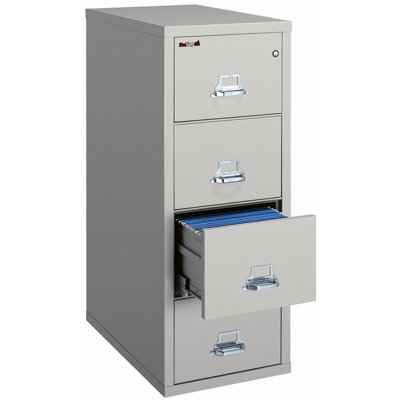 Fire King Four-Drawer Vertical Legal File