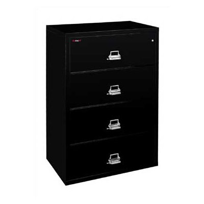 Fire King 38" W Four-Drawer Lateral File